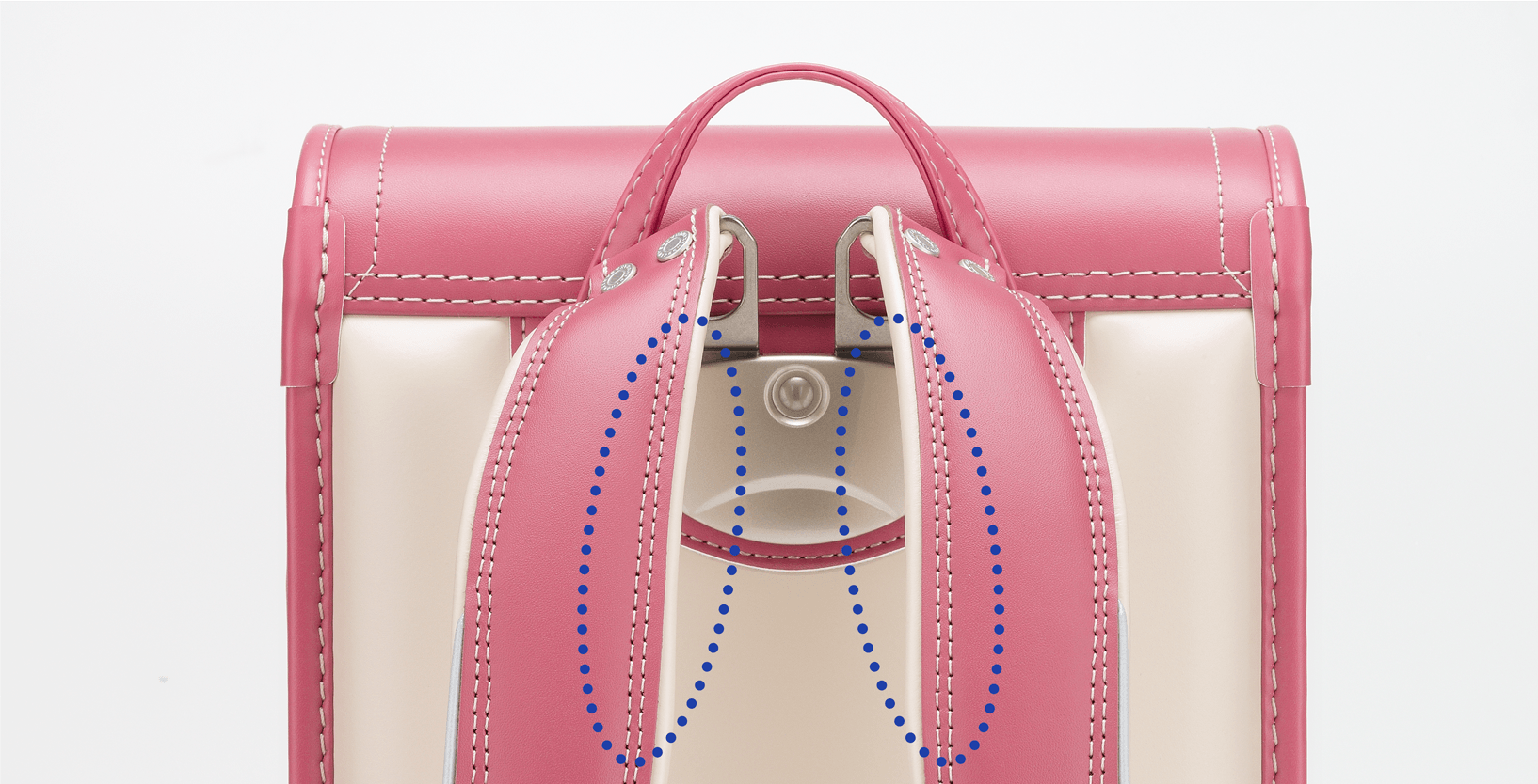 体にフィットする肩ベルトイメージ